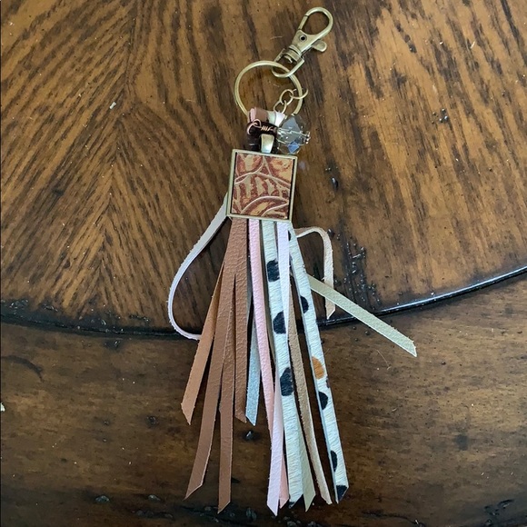 Custom Boho Purse Charm/Key Chain - Picture 10 of 11
